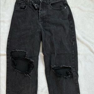 PrettyLittleThing distressed mom jeans